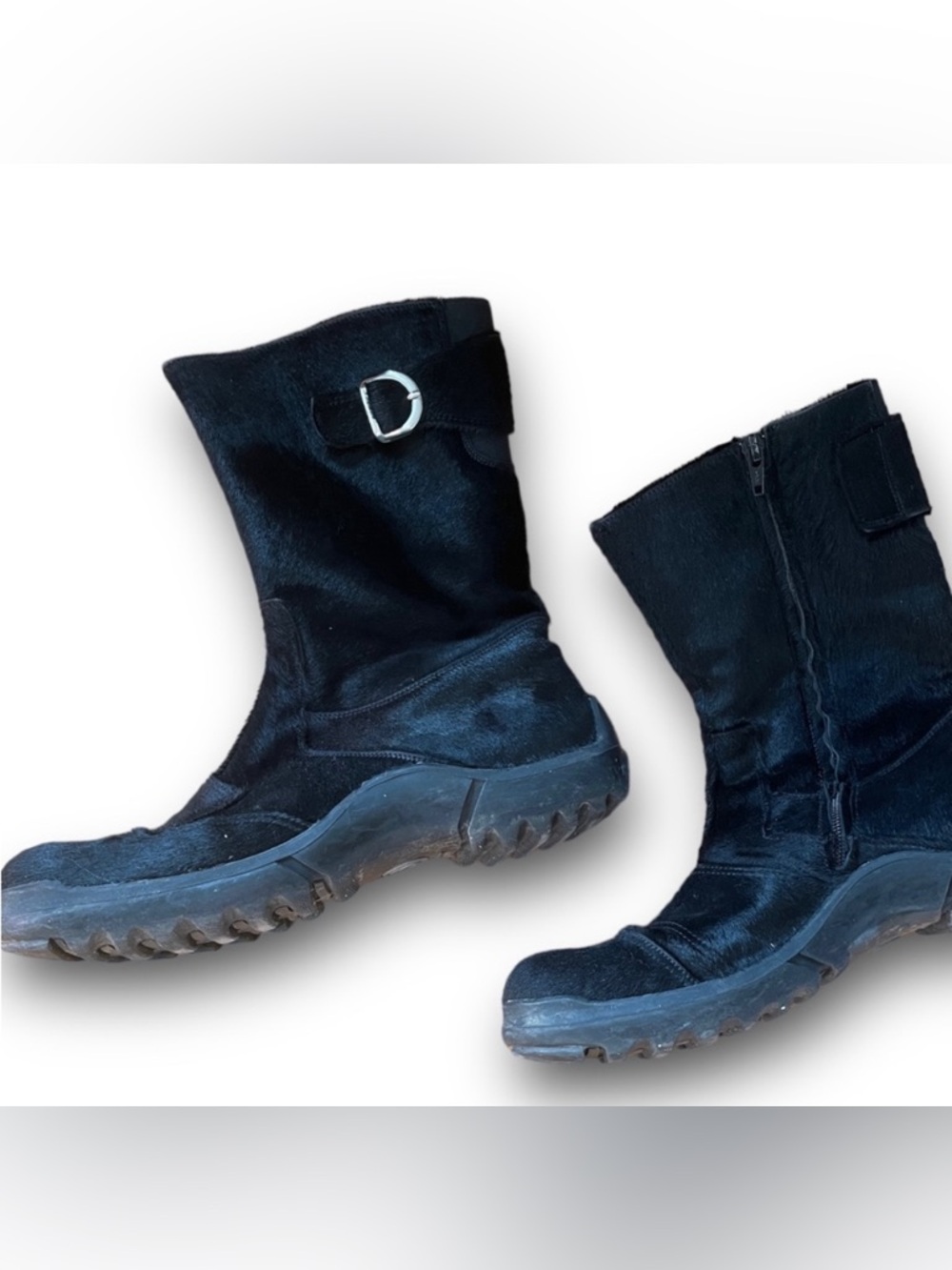 Paolo Iantorno Italian boots size 10 leather outer and inner. Snow & rain ready